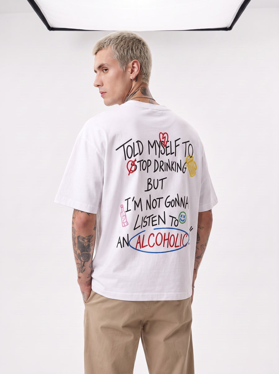 Told Myself to Stop Drinking Boxy T-Shirt