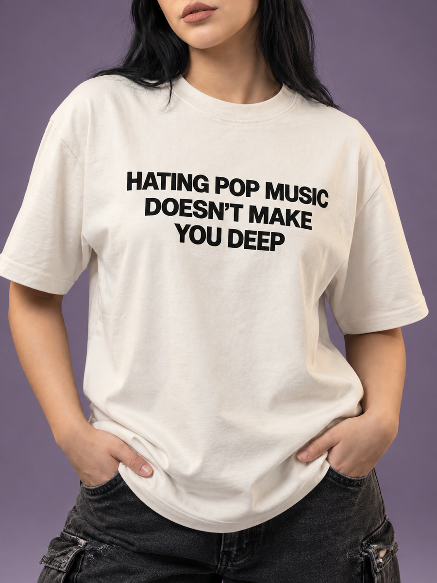 Hating Pop Music Boxy T-Shirt
