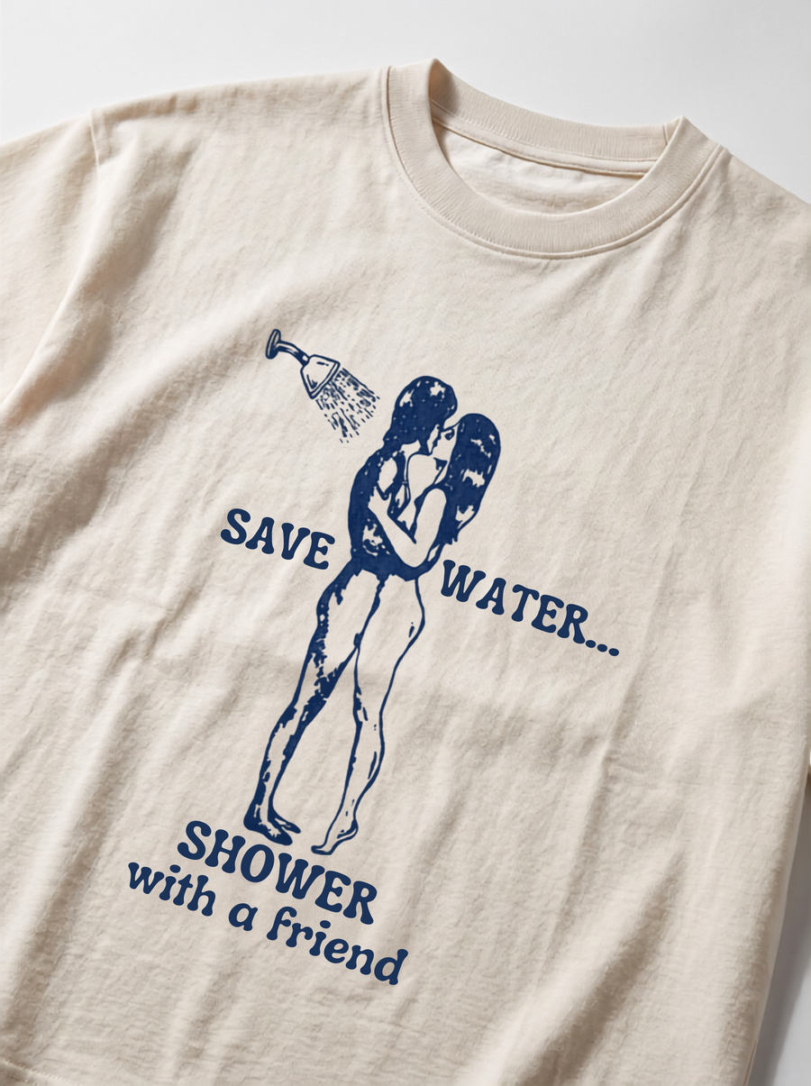 Shower with a Friend Boxy T-Shirt